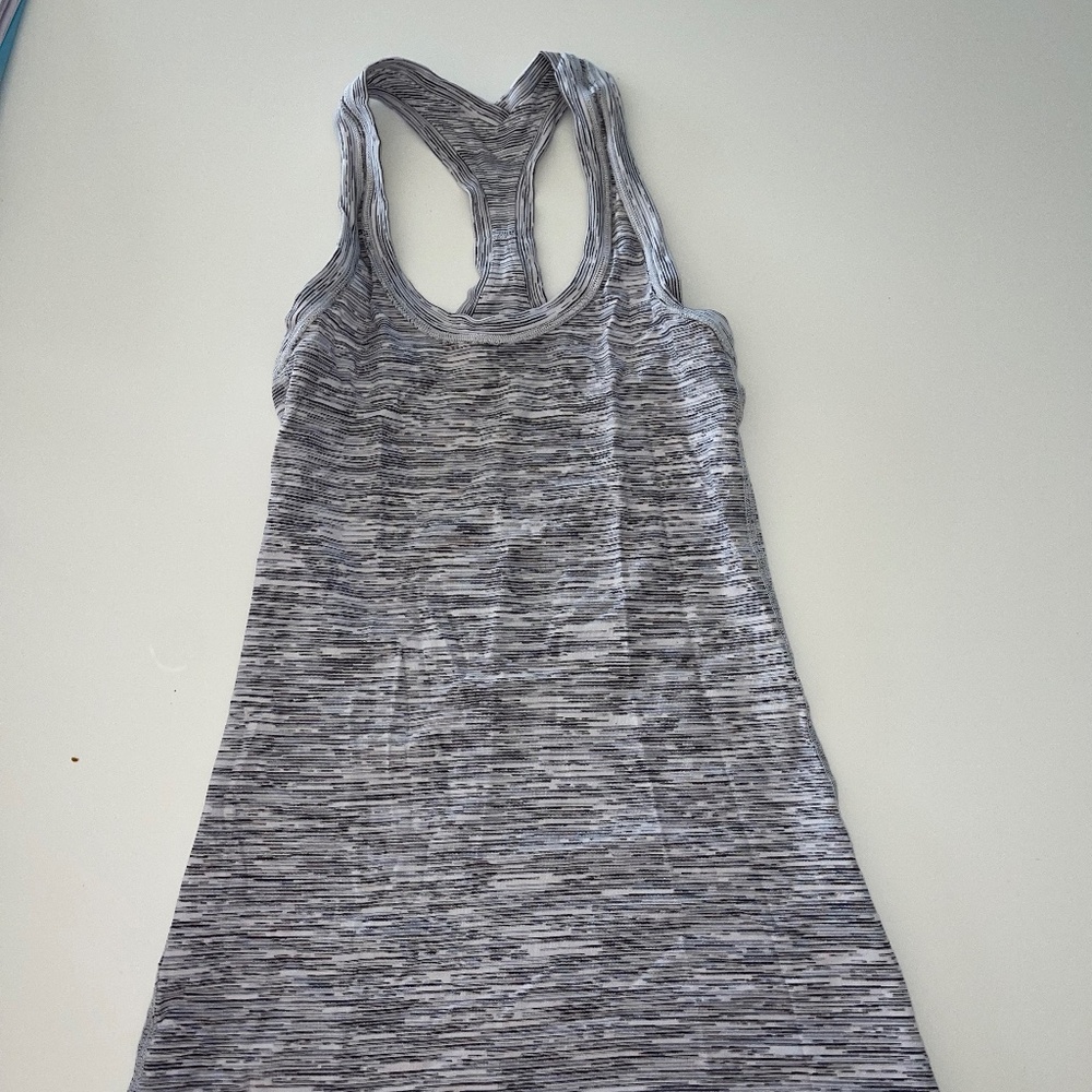 Lululemon Cool Racer-back Grey Tank Top